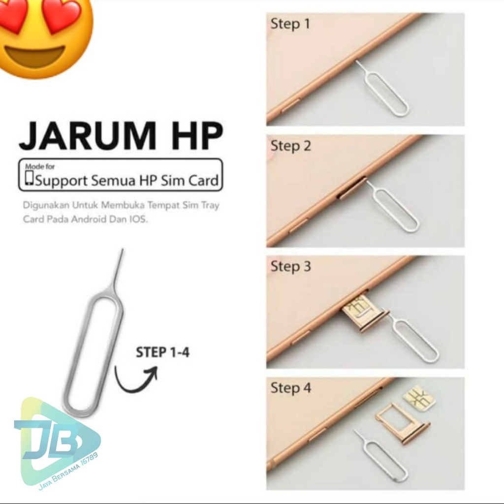 JARUM SIM CARD - JARUM KARTU - TUSUKAN SIM CARD - JARUM HP ISI 10PCS JB5560