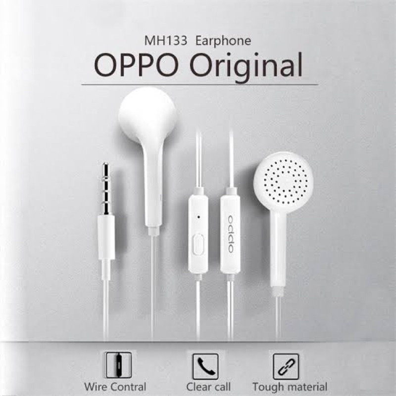 PROMO HANDFSREE OPPO R9 ORIGINAL MUSIC CLEAR SOUND BY OPPO EARPHONE