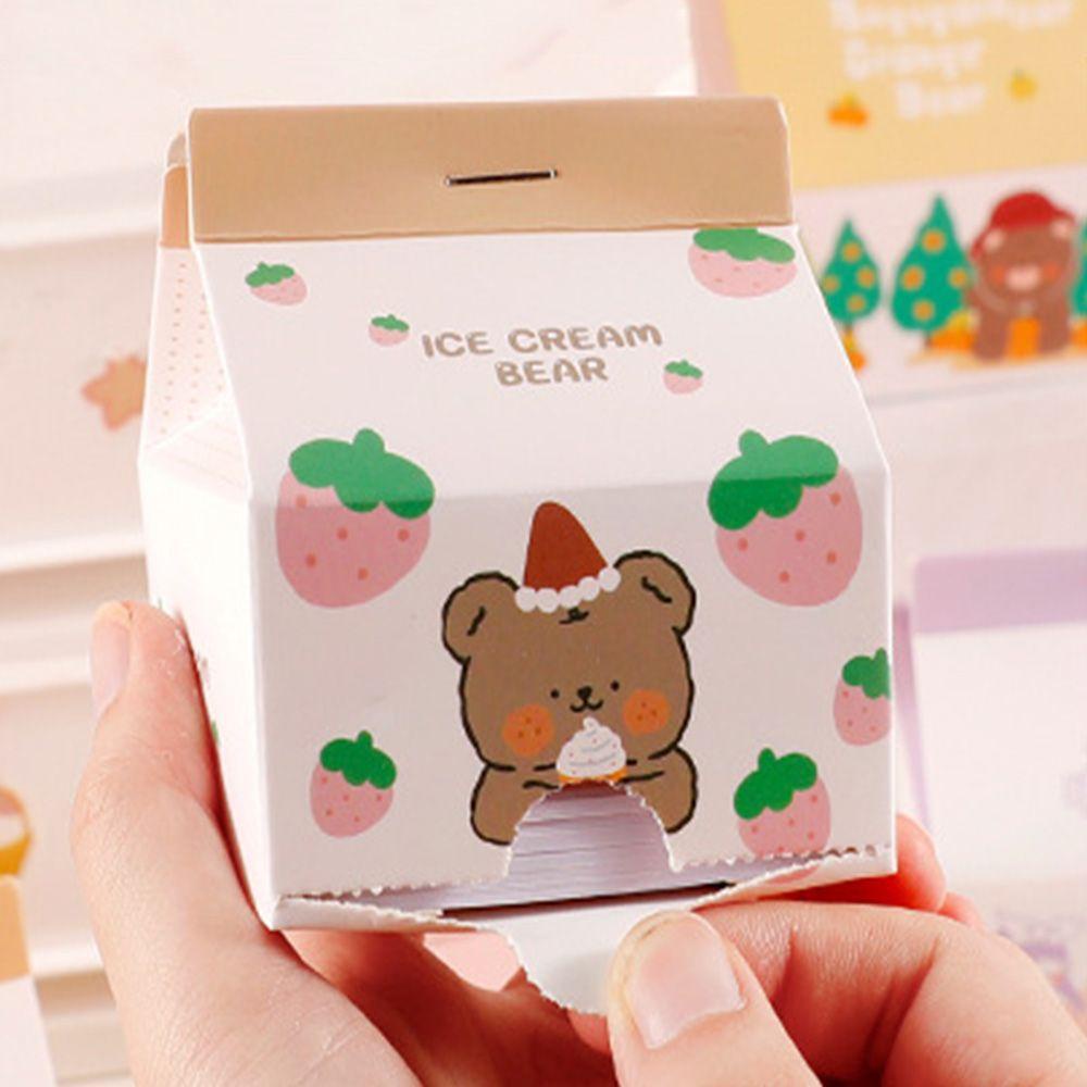 Lanfy Kartun Sticky Notes Lucu Removable Perlengkapan Kantor Sekolah Memo Stiker Sticky Stationery Memo Pad