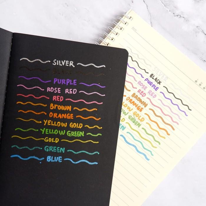 

Shands Acrylic Metallic Marker S313DP / Spidol Warna 1 Set Best Seller