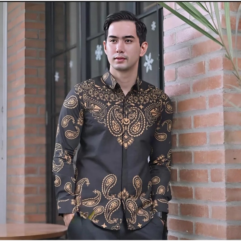 Kemeja Batik Full Puring Modern