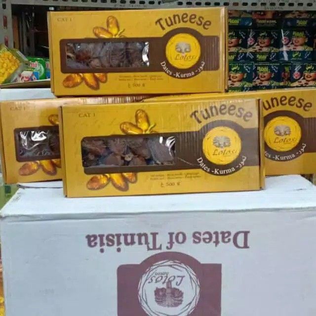 

COD - Kurma Tuneese 1 Karton isi 12 box @500gr - tunis - kurma tangkai - palm fruit - Tunesse
