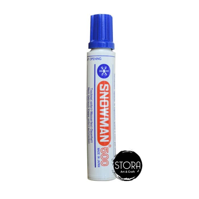 

Snowman Jumbo Marker Permanent 500 satuan - BIRU