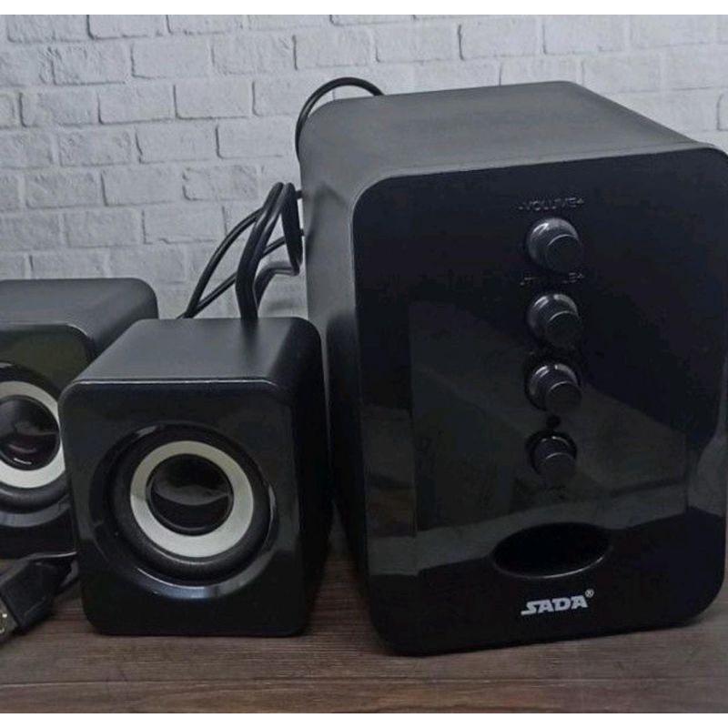 SPEAKER stereo 2.1 denan  Subwoofer & USB Power