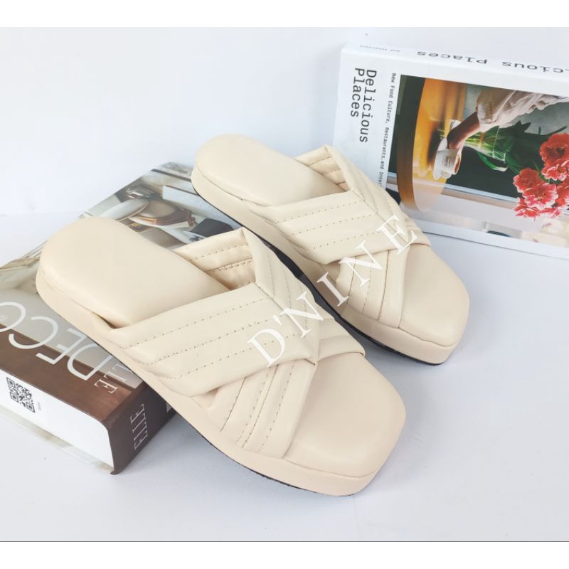 Sandal Wanita Wedges flatporm super ringan dan empuk AR 05