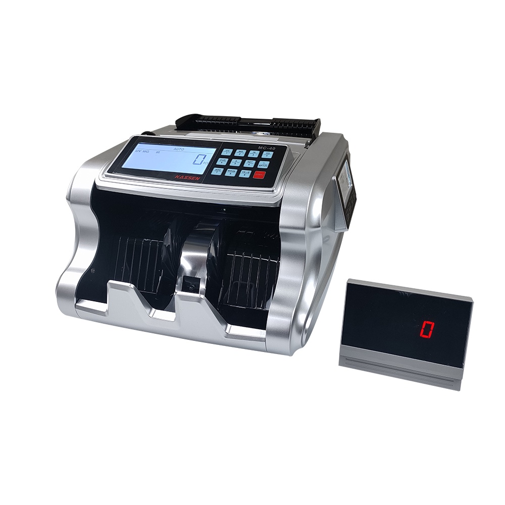 MESIN PENGHITUNG UANG KASSEN MC 40 / MC-40 / MC40 DUAL DISPLAY BILL MONEY COUNTER