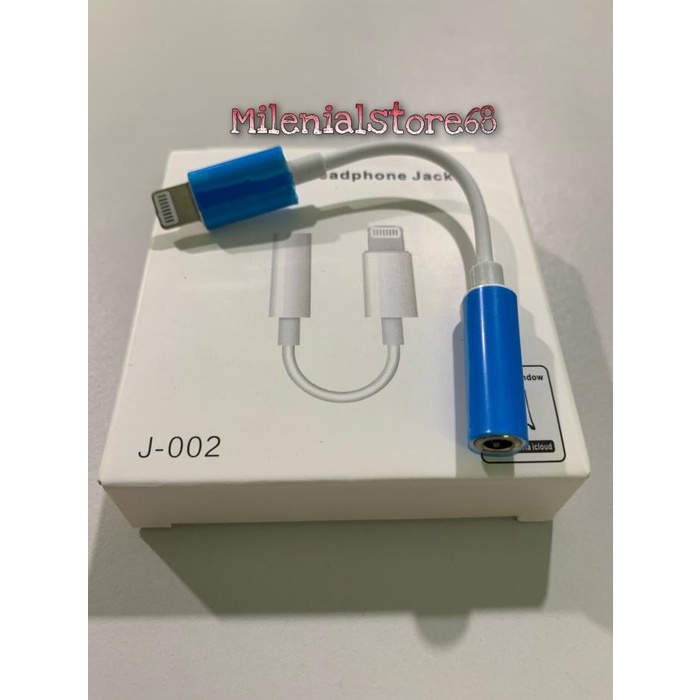 Lightning to Headphone Jack Adapter Sambungan Headset Iphone 7 7+