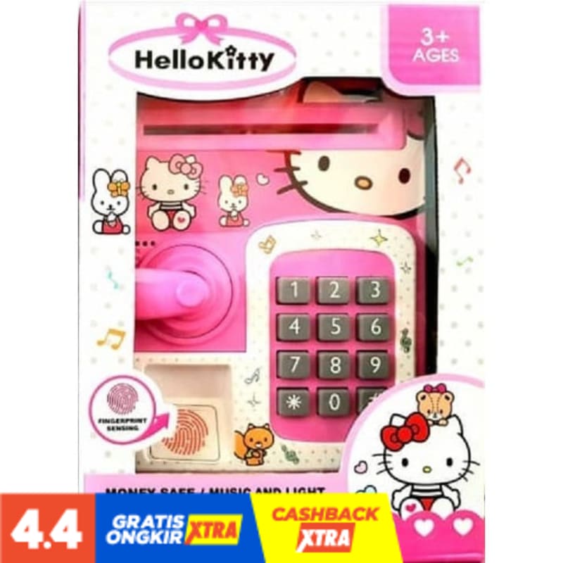SUPER PROMO CELENGAN BRANKAS HELLO KITTY - MAINAN EDUKATIF MAINAN ANAK CEWEK TERMURAH