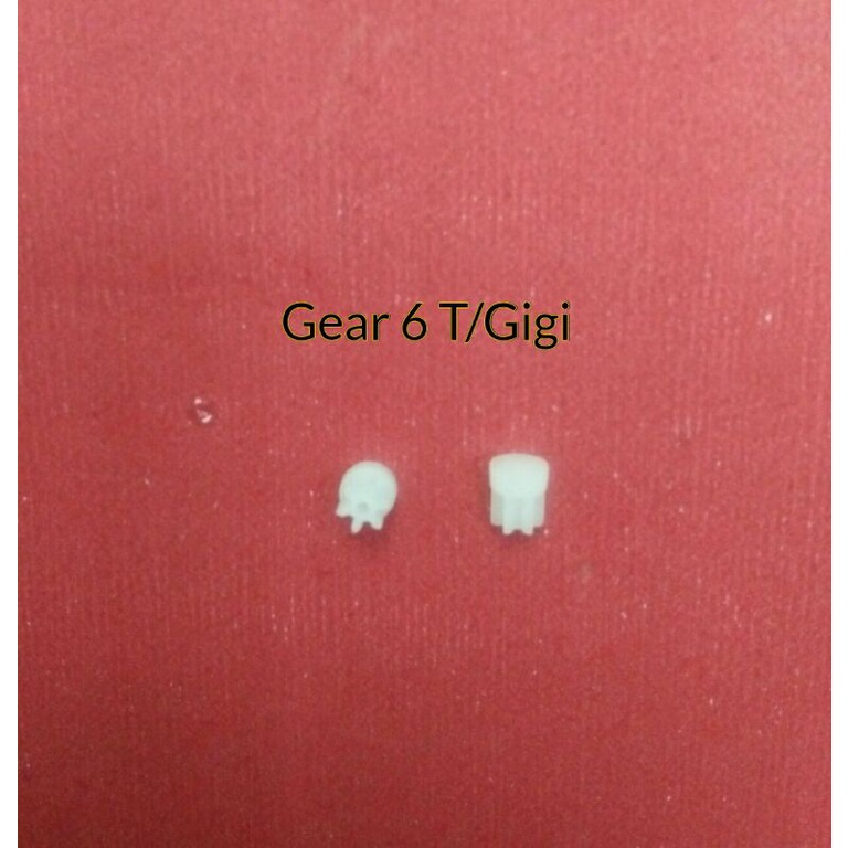 Gear Drone part LS-171/Xt6 part gear kecil 6T quatcopter