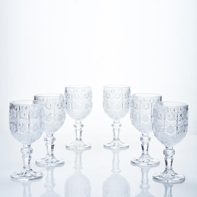 Gelas Kaca Capodimonte isi 6 pcs