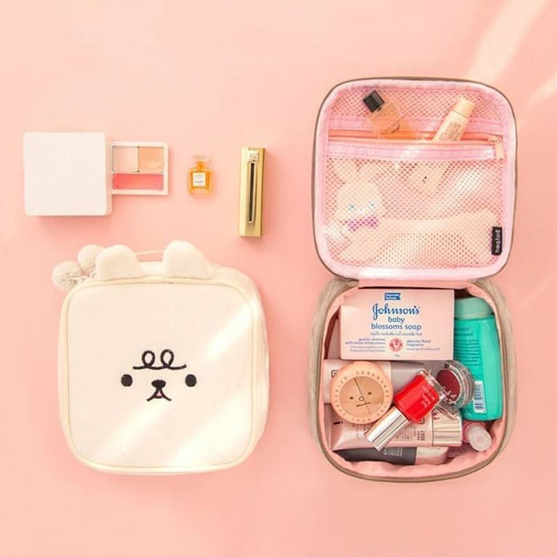 TEMPAT KOSMETIK MAKE UP - COSMETIC POUCH ~ BENTOY MILKJOY COSMETIC POUCH