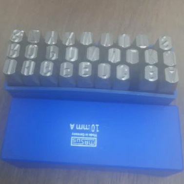 

MASUS Germany Huruf dan Angka Ketok 10 mm Stamp Punch Letter Set