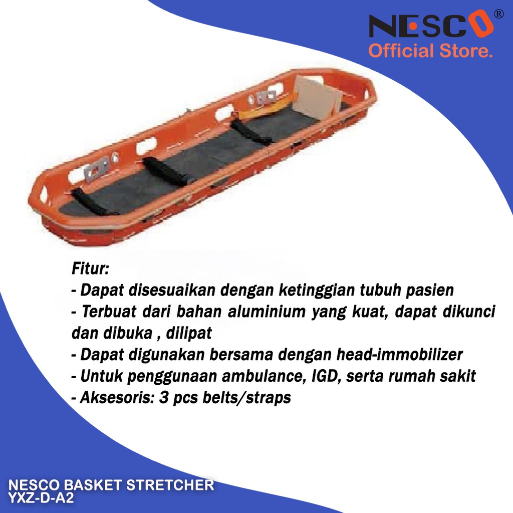 Nesco Basket Stretcher, Type Eyxz-D-A2