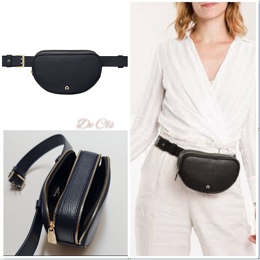 Tas Aigner Ivy belt bag ink sz 18x12x6cm