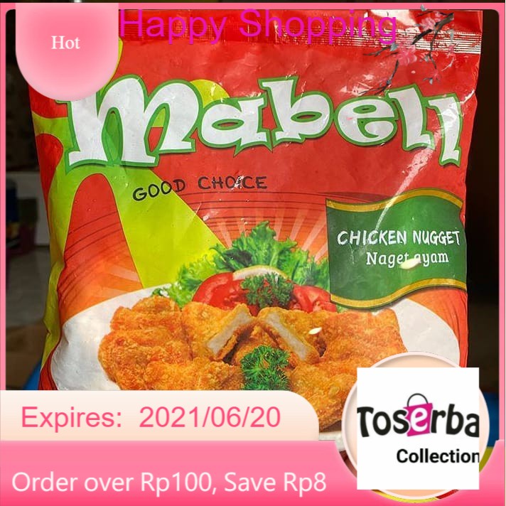 

Toserba Collection Chicken Nugget Mabell 250 gr Frozen Food Bandung -Cimahi