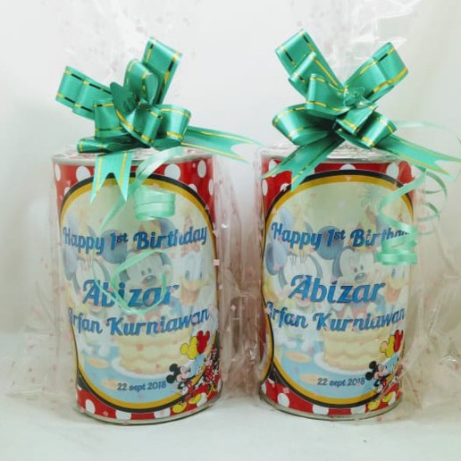 Celengan Kaleng Custom – Celengan Anak Karakter Unik | Souvenir Ulang Tahun & Khitanan