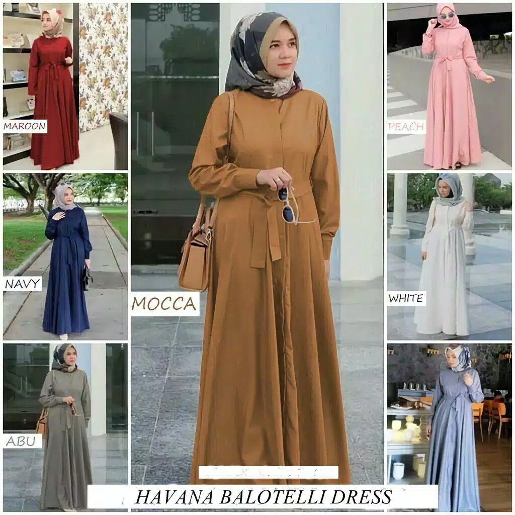 Gamis havana balotelli dress