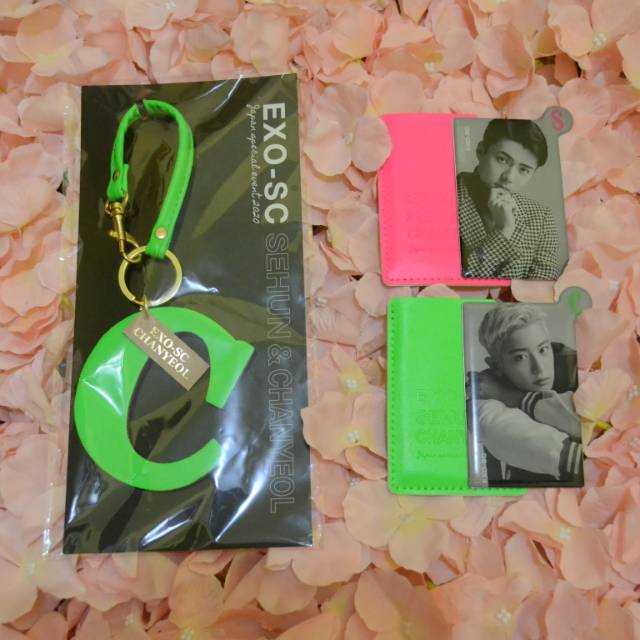 EXO SEHUN CHANYEOL - SC JAPAN GOODS ( BAG CHARM / MIRROR )