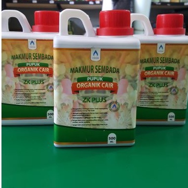 Pupuk Organik Cair ZK Plus, Pupuk Kalium Spesialis Buah & Umbi 500 ML