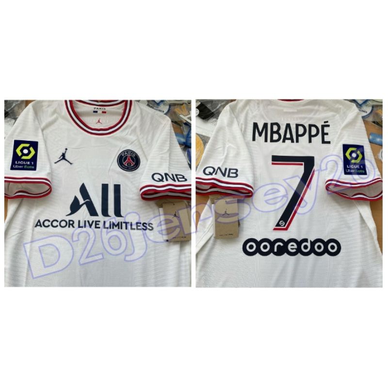 Jersey PSG 4th Player Issue Vaporknitt 2021 / 2022 + Cetak nama nameset + Patch