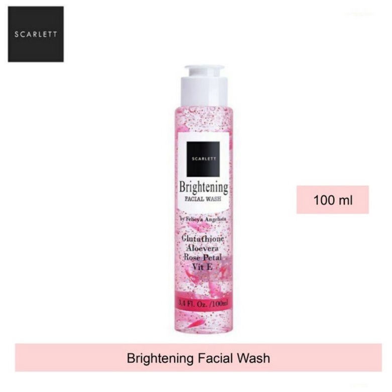 Scarlett Brightening Facial Wash / facial wash scarlett