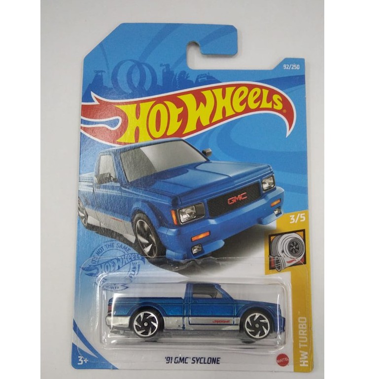 Diecast Hot Wheels 91 GMC SYCLONE Biru HW Pickup Hotwheels Pick Up Mobil Mainan Anak Terbaru