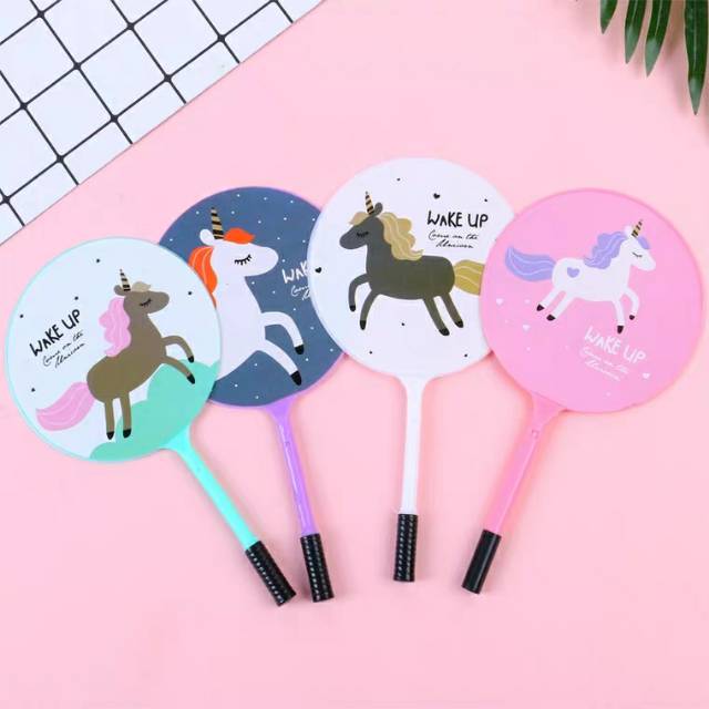 Pulpen unicorn kipas pen unicorn kipas pulpen karakter murah souvenir pen murah pen karakter