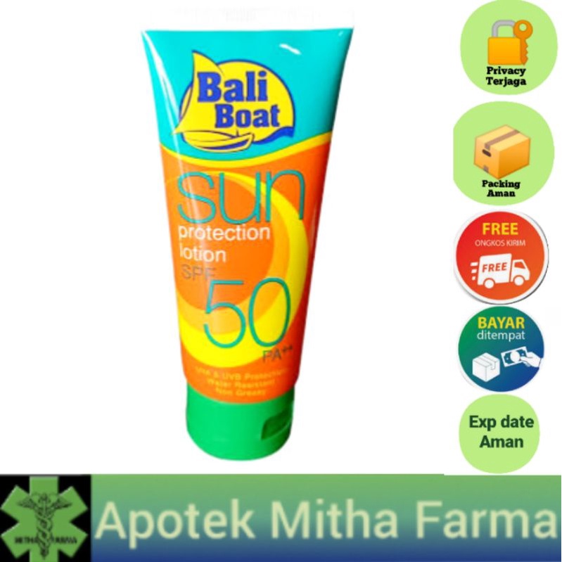 BALI BOAT SUN PROTECTION LOTION 100ML  SPF 50 / SPF 30