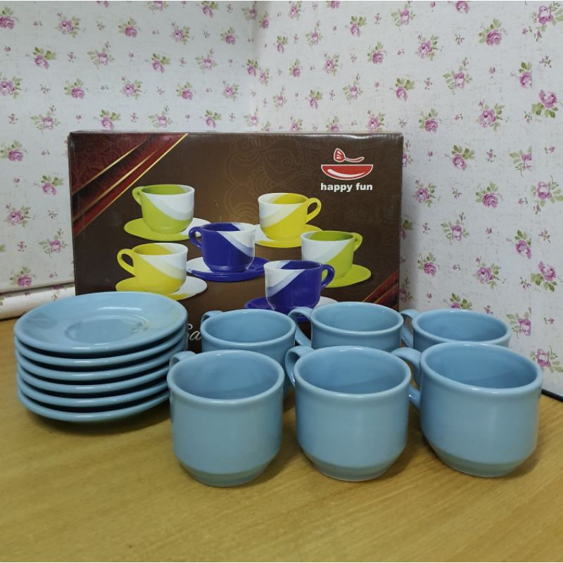 Cup & Saucer HAPPY FUN