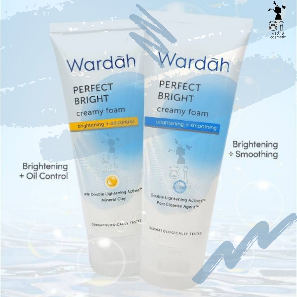 WARDAH Perfect Bright Series | Creamy Foam Moisturizer Tone Up Peel Off Powder Micellar BB