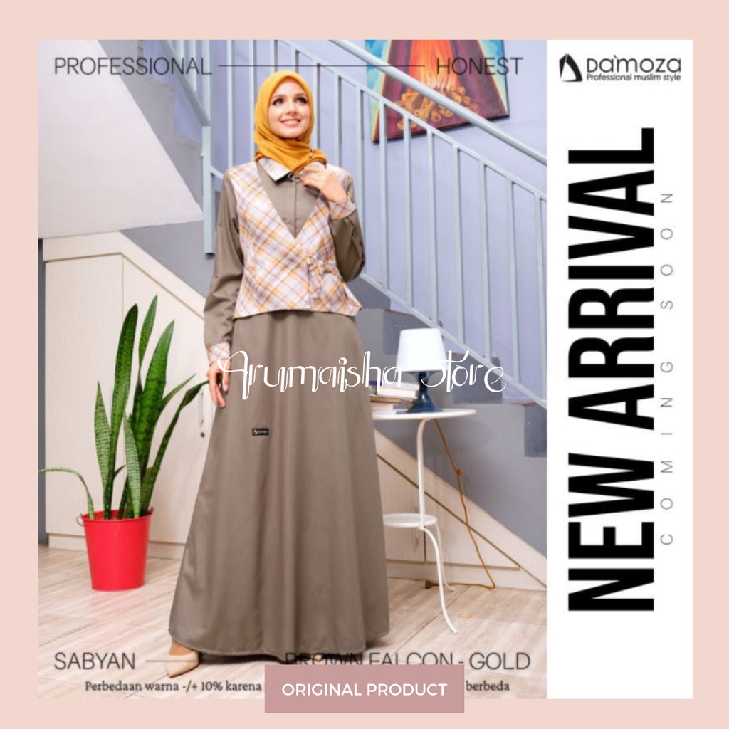 Damoza Sabyan Gamis Terbaru Kekinian Casual