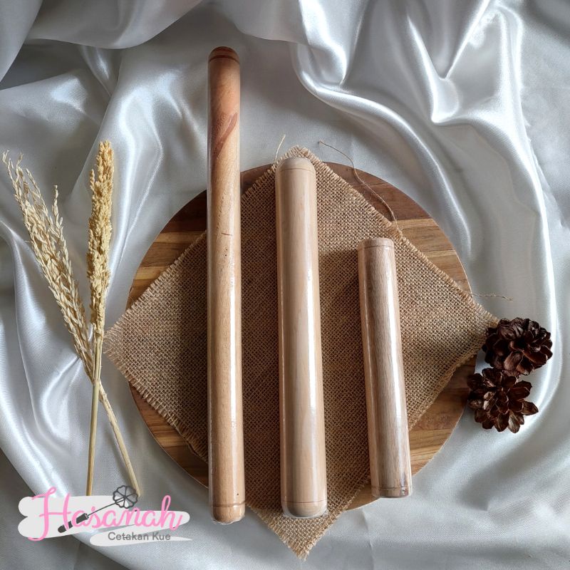 Rolling Pin Adonan Kue / Rolling Pin Kue Kayu Polos