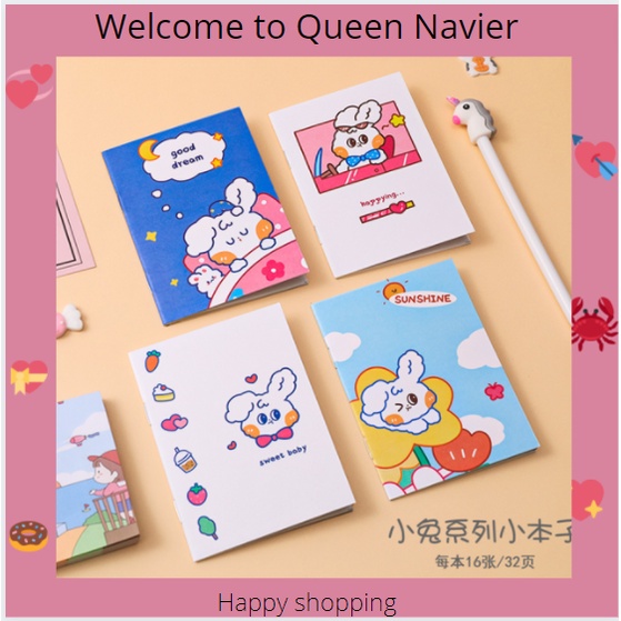 

QN - NoteBook Mini Segi Buku Tulis Memo karakter