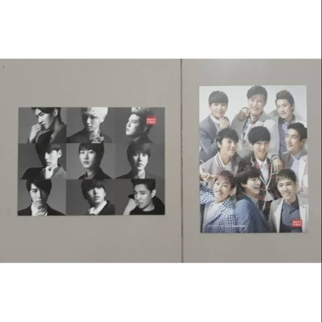 

Lotte x Super Junior Official Postcard