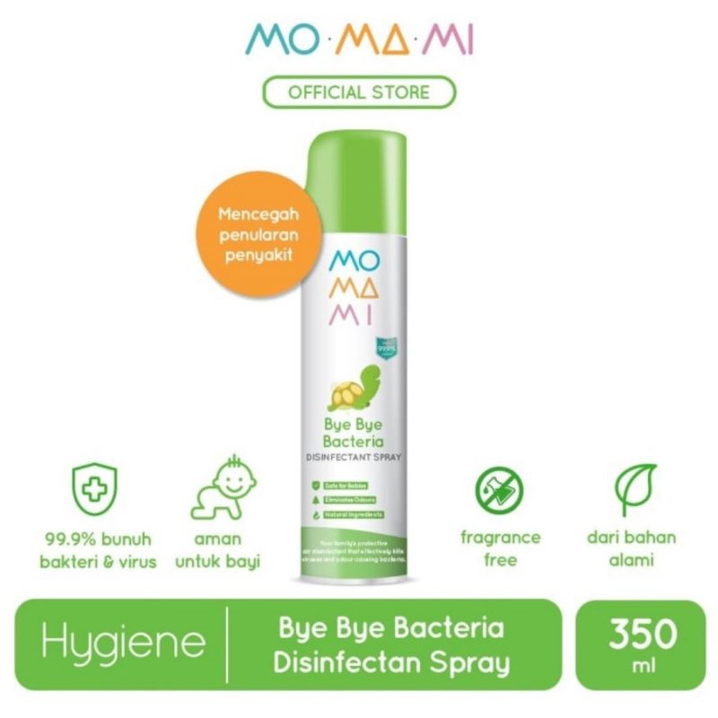 Momami Bye Bye Disinfectant Spray 350 ml/Semprotan Disinfektan