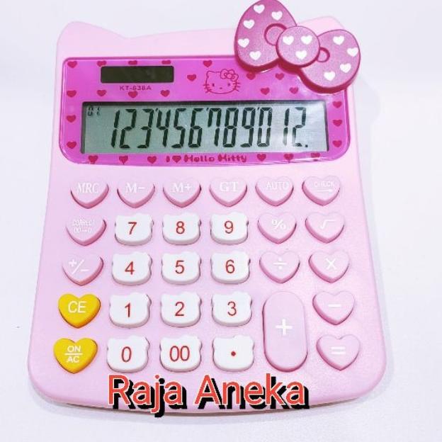 

Berkualitas! Kalkulator Hello Kitty KT 838 A 12 digit cek ulang calculator check correct helo kity hk kitty KT838 ✓