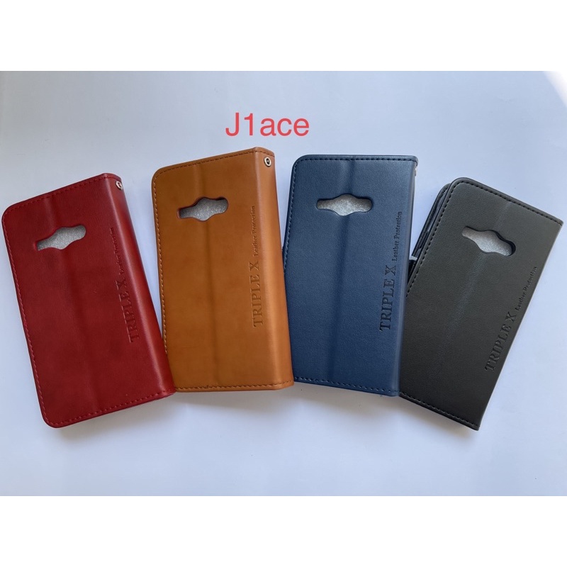 Leather Wallet Flip New Samsung J1Ace