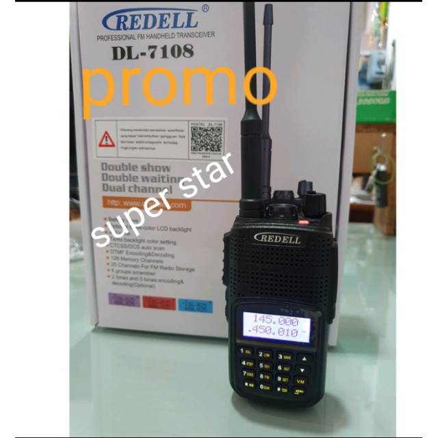 Ht redel dl 7108 dual band original garansi 2th