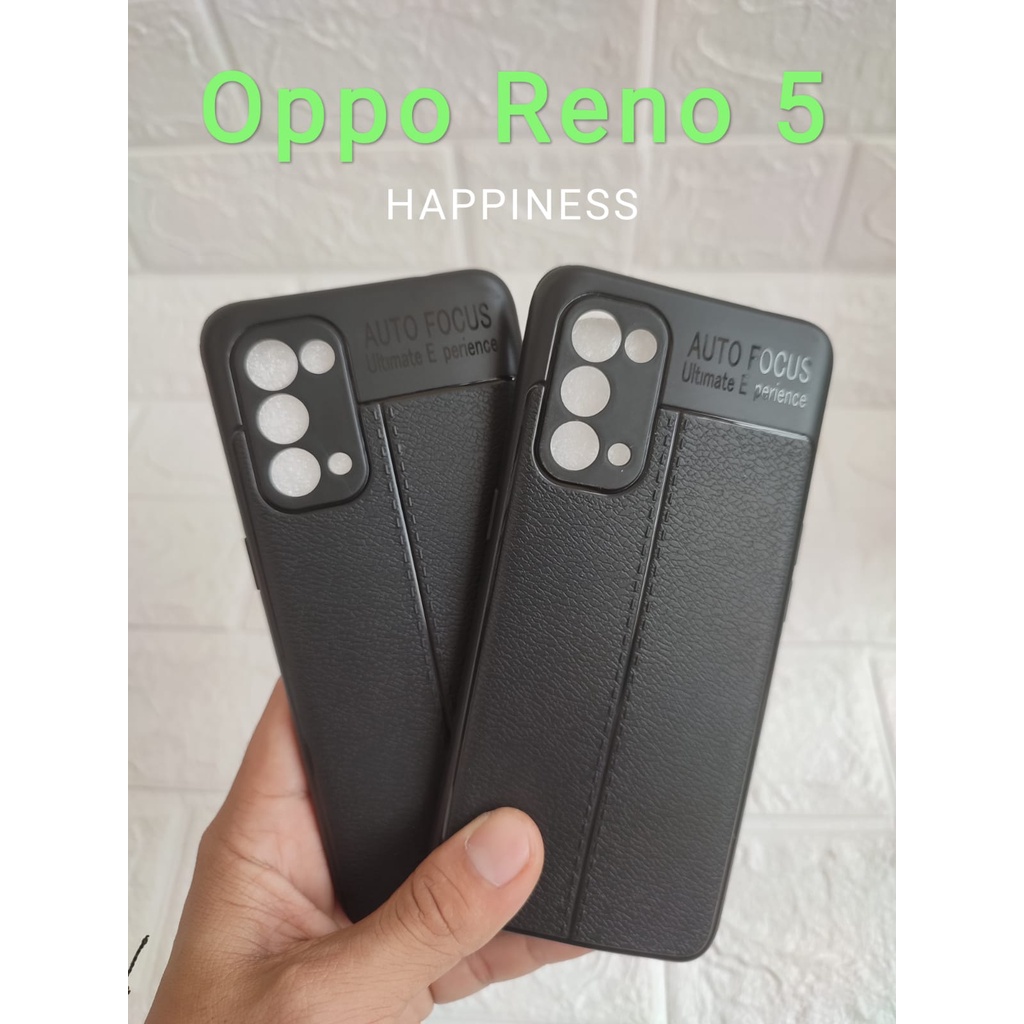 Soft Case Auto Focus Oppo Reno 5 Leather Experience SoftCase Slim- Ultrastore11