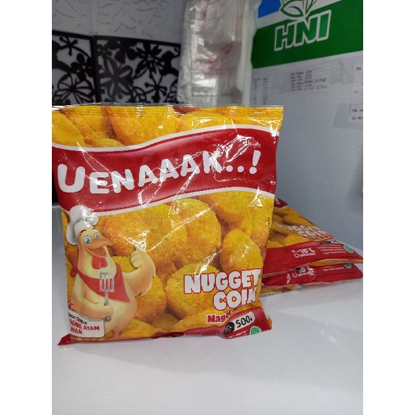 

NUGGET AYAM BELFOODS/UENAAAK NUGGET COIN 500g