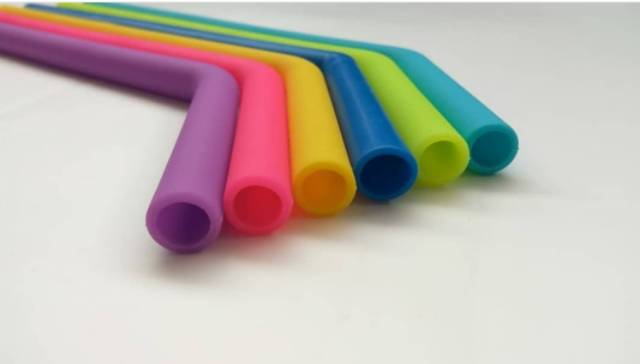 Sedotan silikon tekuk silicone straw food grade