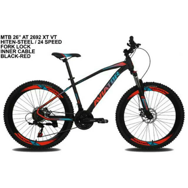  Mtb  26 aviator 2692xt vt  sepeda  gunung  Shopee Indonesia