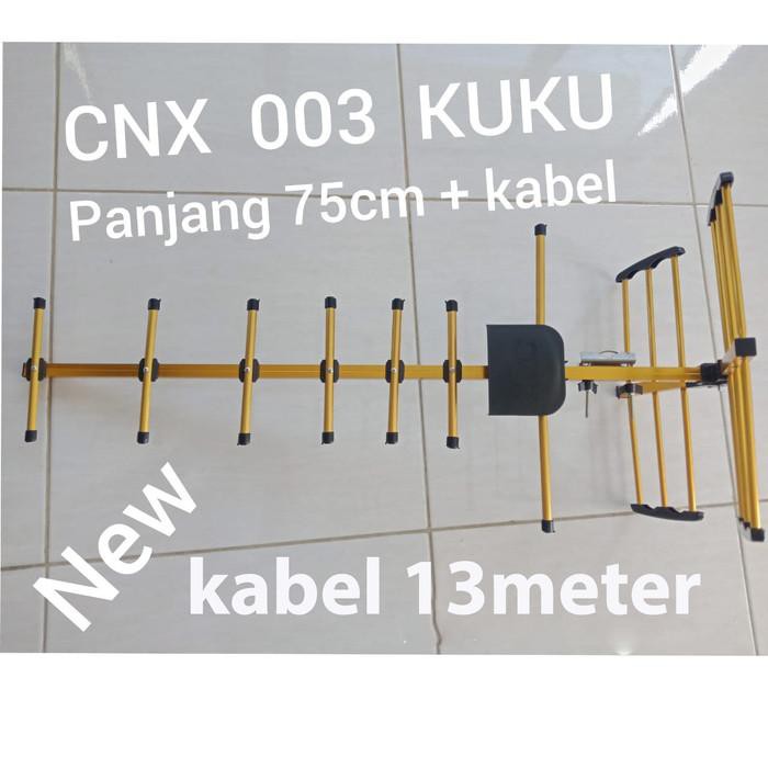 antena cnx 003 GOLD 75cm + kabel 13 meter - antena digital outdoor