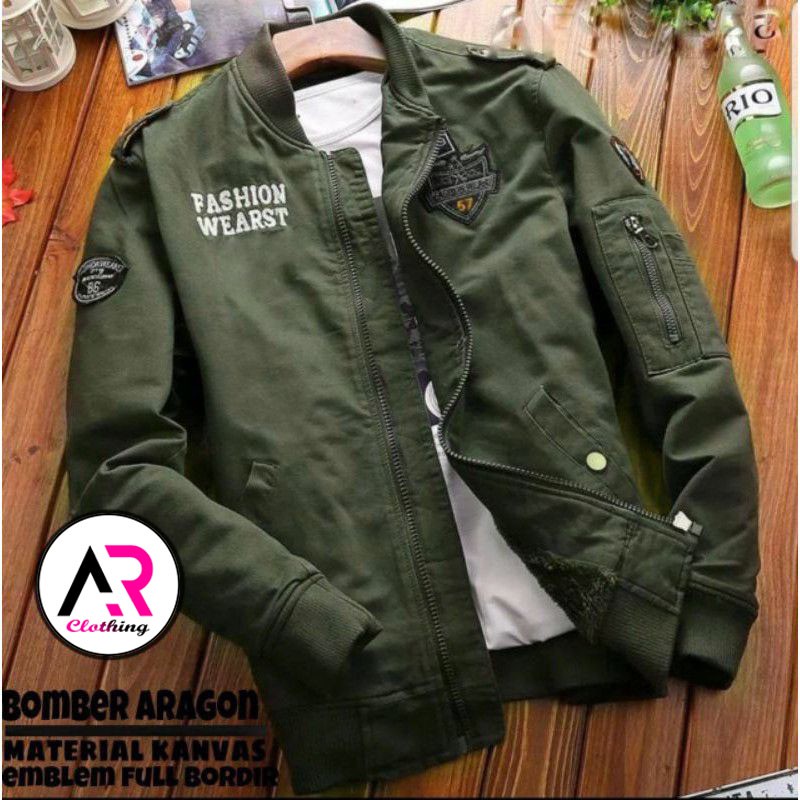 JAKET BOMBER ARAGON / JAKET ANAK MOTOR / JAKET BOMBER SENSOR ARAGON