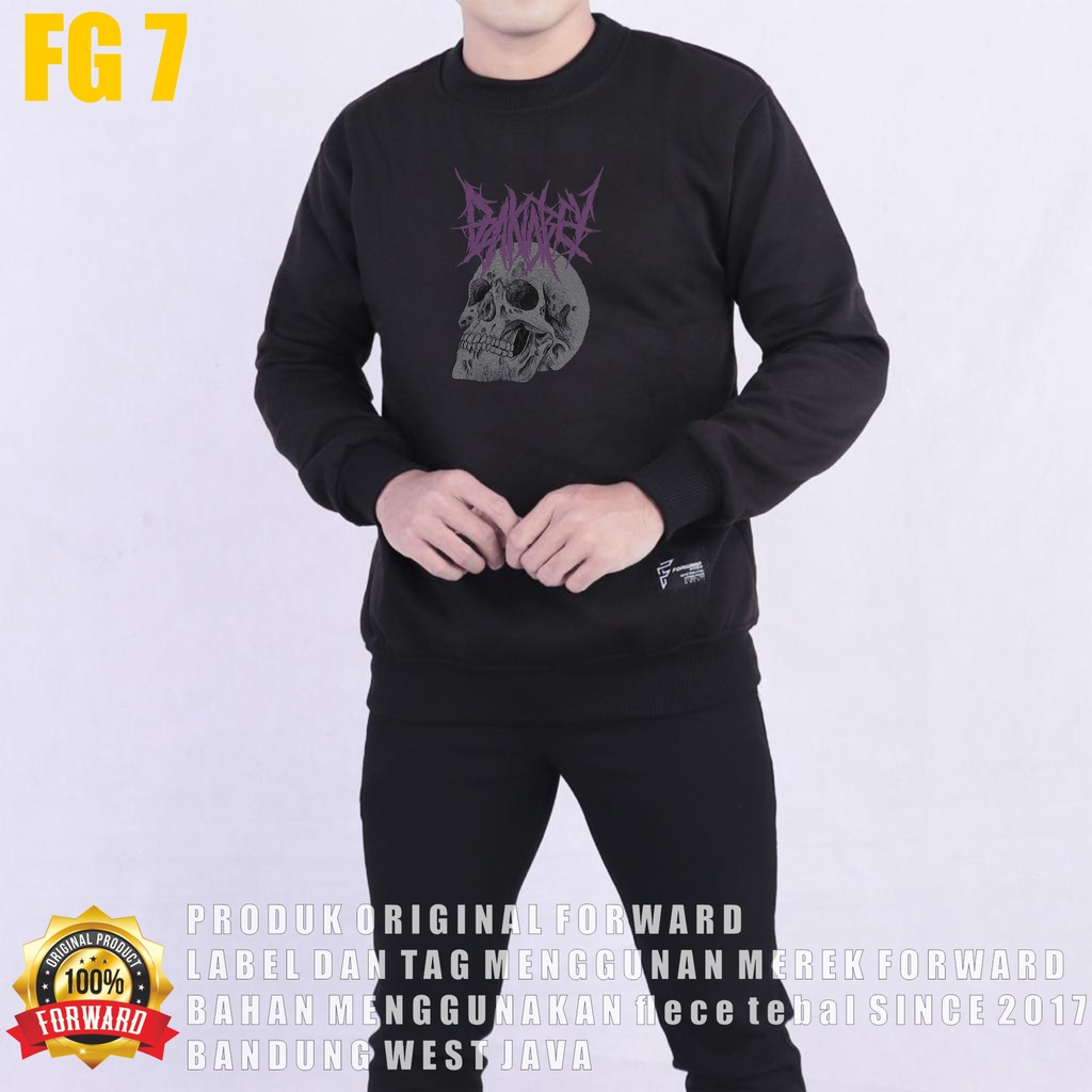 FORWARDSYSTEM Sweater Sweatshirt Crewneck Jumper Unisex Soft Fleece Size M L XL FG7