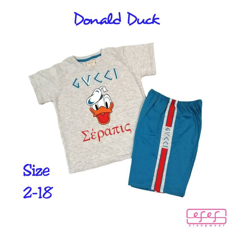 Setelan baju santai anak laki-laki Donald