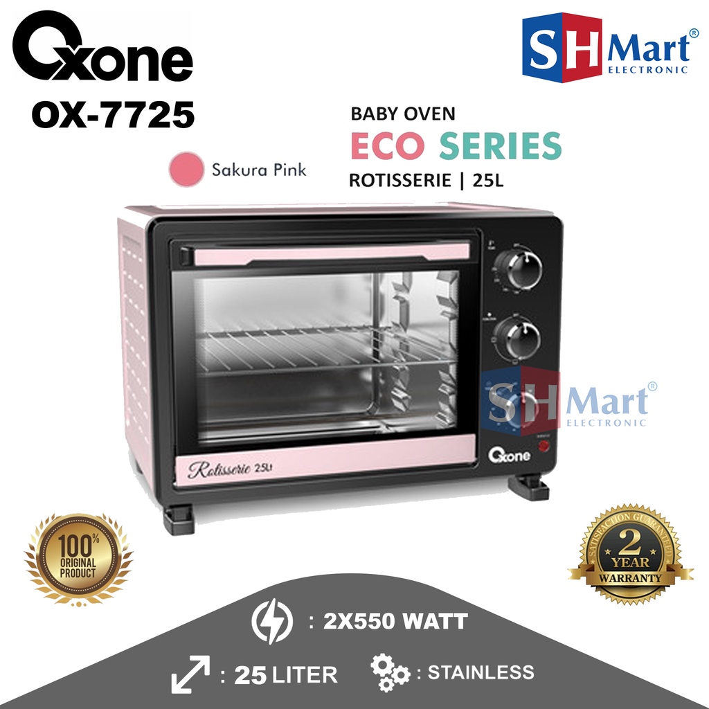 OXONE OVEN ECO SERIES OX-7725 OX7725 KAPASITAS 25 LITER (MEDAN)