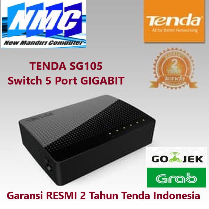 Tenda SG105 5-Port Gigabit Desktop Switch