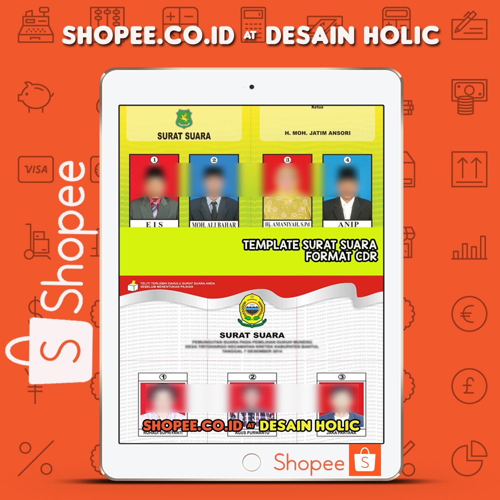 Template Desain Kaos T Shirt Apparel Format PSD CDR Ai Shopee