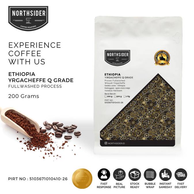 

^^^^^] BIJI KOPI ARABIKA ETHIOPIA YIRGACHEFFE Q GRADE WASH - 200GR NORTHSIDER